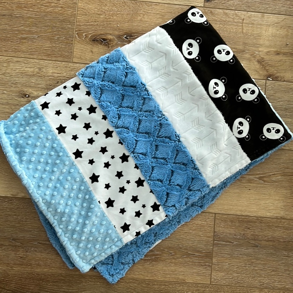 Minky kids blanket